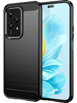 Techsuit Carbon Silicone - θήκη για Honor 200 Lite - Μαύρο