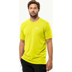 JACK WOLFSKIN Κοντομάνικη Μπλούζα VONNAN S/S T M YELLOW άνδρες
