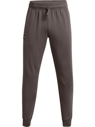 Under Armour Rival Ανδρικό Παντελόνι Φόρμας Fleece με Λάστιχο Γκρι 1357128-176