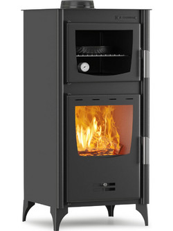 Thermiki ATS 90-25 Ατσάλινη Ξυλόσομπα με Φούρνο 12kW