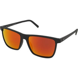 Maui Jim RM875 02 Γυναικεία Γυαλιά Ηλίου Τετράγωνα Κοκάλινα Χρυσά με Πορτοκαλί Polarized Φακό