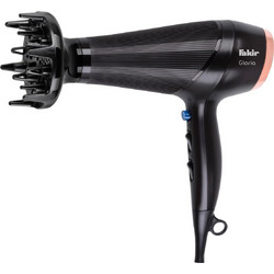 Fakir Gloria Πιστολάκι Μαλλιών Ionic με Φυσούνα 2200W Black Gold