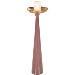 Homemarkt ΚΗΡΟΠΗΓΙΟ GUNTUR HM4244.06 ΜΕΤΑΛΛΟ ΣΕ ΑΝΟΙΧΤΟ ΚΟΡΑΛΙ-ΧΡΥΣΟ Φ20,5x68Υεκ