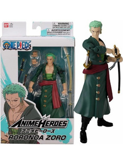 Bandai Anime Heroes One Piece Roronoa Zoro 17cm