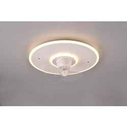 RL Lighting Nybro R64133131 Ανεμιστήρας Οροφής 50cm 30W με Φως & Τηλεχειριστήριο Λευκός