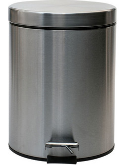 Χαρτοδοχείο μπάνιου Classic ανοξείδωτο Soft Close 5lt ματ inox
