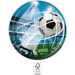 Javoli Χάρτινα Πιάτα Soccer Fans 8τμχ