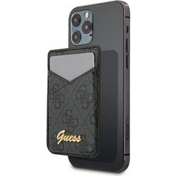 Guess Wallet Card Slot GUWMS4GTLBK MagSafe 4G γκρι/grey