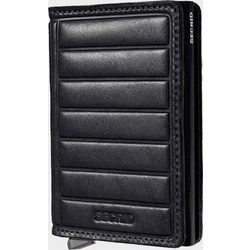 Δερμάτινο Πορτοφόλι Secrid Miniwallet Emboss Lines Black Μαύρο