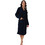Lydia Γυναικεία Ρόμπα Χειμωνιάτικη Fleece Navy Μπλε 23628