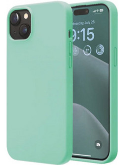 Θήκη Rubber Ενισχυμένης Σιλικόνης για iPhone 14 Τιρκουάζ