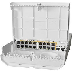 Switch MIKROTIK ROUTERBOARD CRS318-16P-2S+OUT NETPOWER 16P 2 X SFP+ ROUTEROS SWOS L5