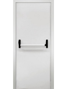 Locher Πόρτα Πυρασφάλειας Μεταλλική Γκρι 80x215cm 201-PY-215-BAR-1