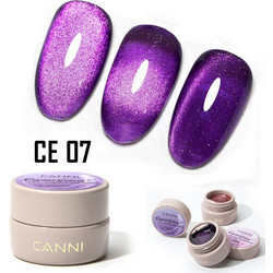 Canni Crystal Galaxy CE07 Cat Eye Ημιμόνιμο Βερνίκι Νυχιών 5ml
