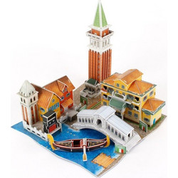 Puzzle CubicFun World Style Ιταλία 3D 130 Κομμάτια