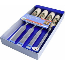 Kirschen Firmer Chisel Set 4pcs 1181 SB in display Box 1181000