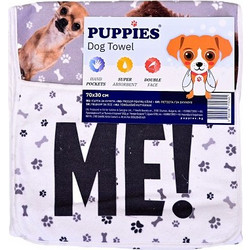 PUPPIES DOG TOWEL ΠΕΤΣΕΤΑ ΓΙΑ ΚΑΘΑΡΙΣΜΟ ΣΩΜΑΤΟΣ ΣΚΥΛΟΥ 70Χ30CM