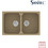 Sanitec Classic 318 Επικαθήμενος Νεροχύτης Γρανίτη Ματ Metallic Cream 78x51cm