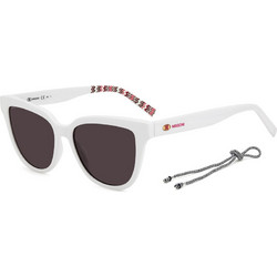 Missoni MMI0141/S VK6/K2 Γυναικεία Γυαλιά Ηλίου Τετράγωνα Κοκάλινα Λευκά με Μαύρο Polarized Φακό