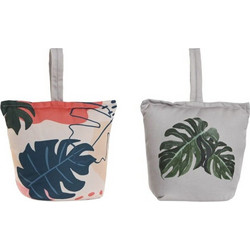 Σουτιέν πόρτας Home ESPRIT Άμμο 20 x 10 x 25 cm Φύλλα (x2)
