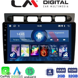 LM Digital ZN4311 Ηχοσύστημα Αυτοκινήτου με Οθόνη Αφής 9" USB Bluetooth & GPS