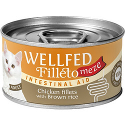 Wellfed Filleto Meze Adult Intestinal with Chicken Fillest & Brown Rice 70gr