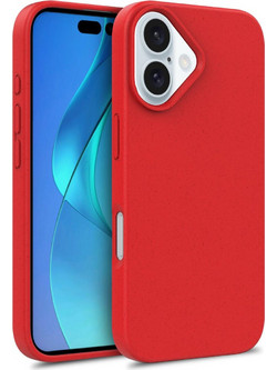 Multiple Color Wheat Case MagSafe for iPhone 16 - red