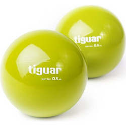 Tiguar Heavyball 2x PHB050 Μπάλα Ενδυνάμωσης Χεριού 11cm 0.5kg σε Πράσινο Χρώμα