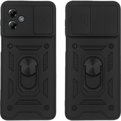 Θήκη Ring Armor CamPro Sonique για Motorola Moto G14 4G Μαύρο