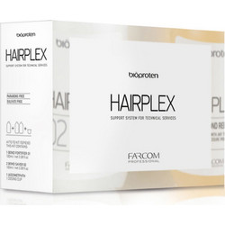 Farcom Professional Bioproten Hairplex Kit Σετ Θεραπείας Μαλλιών για Επανόρθωση & Ψαλίδα 3x100ml