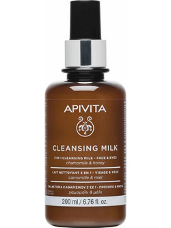 Apivita 3in1 Chamomile & Honey Emulsion Γαλάκτωμα Ντεμακιγιάζ 200ml