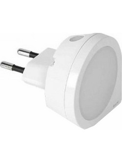 FOS_ME ΦΩΤΙΣΤΙΚΟ ΝΥΧΤΟΣ LED 1W EU 16 LUMENS ΜΕ ΑΙΣΘΗΤΗΡΑ ΦΩΤΟΣ ΨΥΧΡΟ ΦΩΣ ΛΕΥΚΟ 6500Κ 17-00505