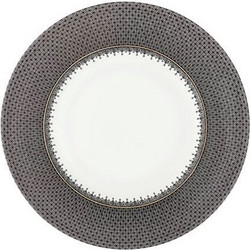 Mottahedeh Πιάτο Παρουσίασης Mαύρο Πορσελάνη Black Lace (31cm)