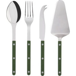 Σετ Σερβιρίσματος Bistrot Solid Green Sabre Paris (Σετ 4 Tεμαχίων)