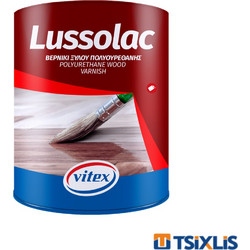 Vitex Lussolac Βερνίκι Επιφάνειας Ξύλου Διαλύτου Gloss Διάφανο 0.75lt