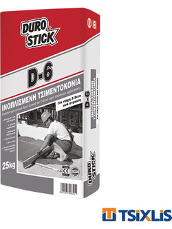 Ινοπλισμένη Τσιμεντοκονία DUROSTICK D-6 Γκρι 25kg