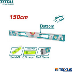 Αλφάδι Αλουμινίου TOTAL Μαγνητικό 180cm - (TMT218028)