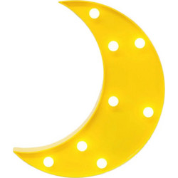 Kiokids Φωτιστικό Τοίχου Led Φεγγάρι Κίτρινο 2827