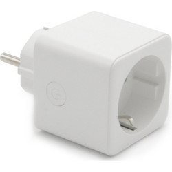 Adeleq Smart Πρίζα WiFi με Διακόπτη Λευκή (15-890)