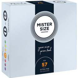 My.Size 57mm Mister Size Προφυλακτικά Λεπτά με Λιπαντικό 36τμχ