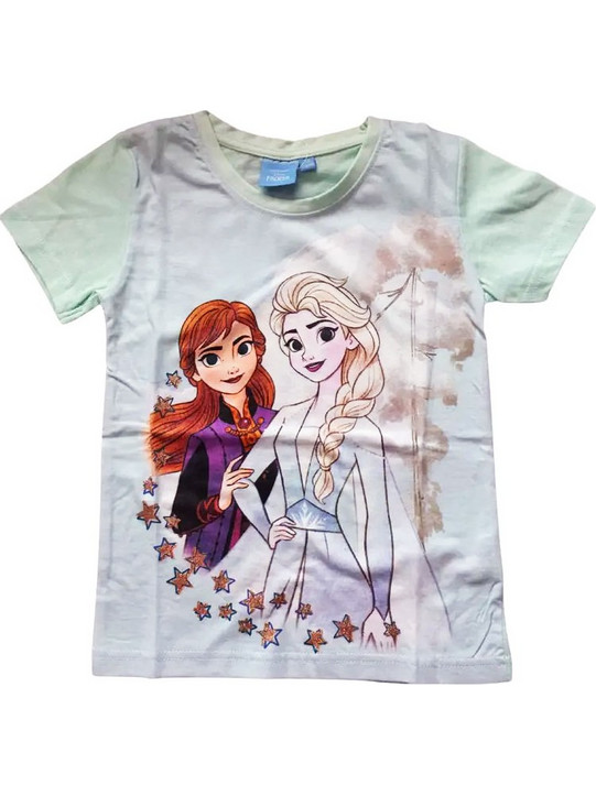 Παιδικό Μπλουζάκι T-shirt Frozen 2 Elsa - Anna Βεραμάν Χρώμα Disney