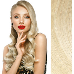 Extensions Κερατίνης Indiva - Τούφες Remy Ξανθό Πλατινέ 60A, 50-55cm