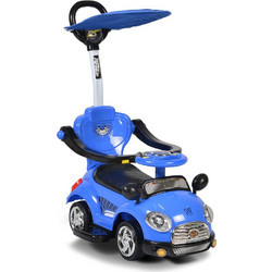 Cangaroo Moni Paradise Περπατούρα Ride On Αυτοκινητάκι με Χειρολαβή 36m+ Μπλε K401-3