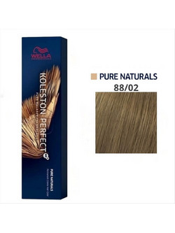 Wella Koleston Perfect Me Pure Naturals 88/02 Intense Light Blonde Μόνιμη Βαφή Μαλλιών 60ml