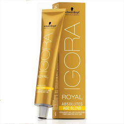 Schwarzkopf Igora Royal Absolutes Age Blend 7-450 Ξανθό Μεσαίο Μπεζ Χρυσό Μόνιμη Βαφή Μαλλιών 60ml