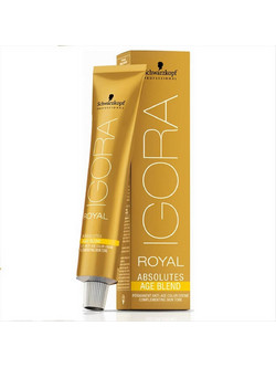 Schwarzkopf Igora Royal Absolutes Age Blend 7-450 Ξανθό Μεσαίο Μπεζ Χρυσό Μόνιμη Βαφή Μαλλιών 60ml