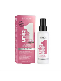 Revlon Uniq One All In One Lotus Flower Spray Μαλλιών για Όγκο Επανόρθωση Φριζάρισμα & Ψαλίδα 150ml