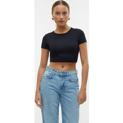 Γυναικεία μπλούζα crop SNMARYON SS O-NECK TOP JRS 10328920
