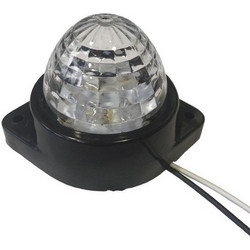 115404 Πλευρικά Φώτα Όγκου Φορτηγών BULLET LED 6 SMD DC 24V Αδιάβροχο IP66 Ψυχρό Λευκό 6000K