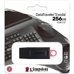 Kingston DataTraveler Exodia 256GB USB Stick 3.2 Gen 1 με USB-A